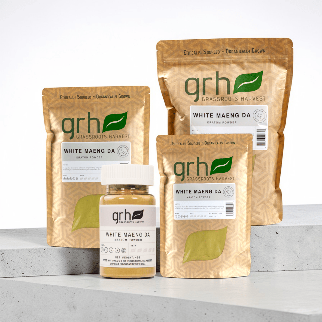 White Maeng Da Kratom Powder Kratom Powder GRH Kratom