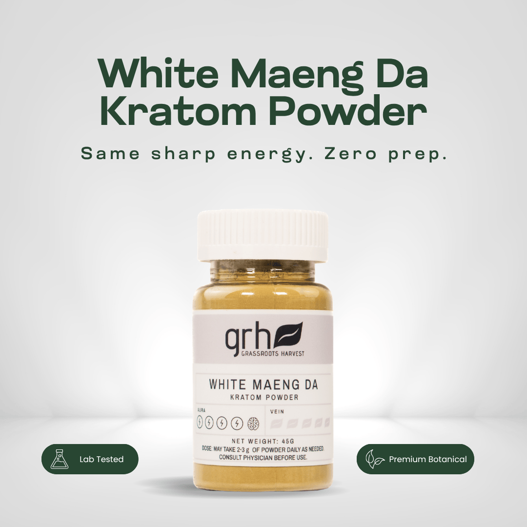 White Maeng Da Kratom Powder Kratom Powder GRH Kratom
