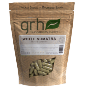 White Sumatra Kratom Capsules, package of 1,000C