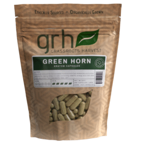 Green Horn Kratom Capsules, package of 1,000C