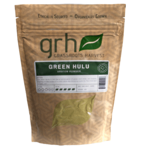 Green Hulu Kratom Powder, package of 1KG