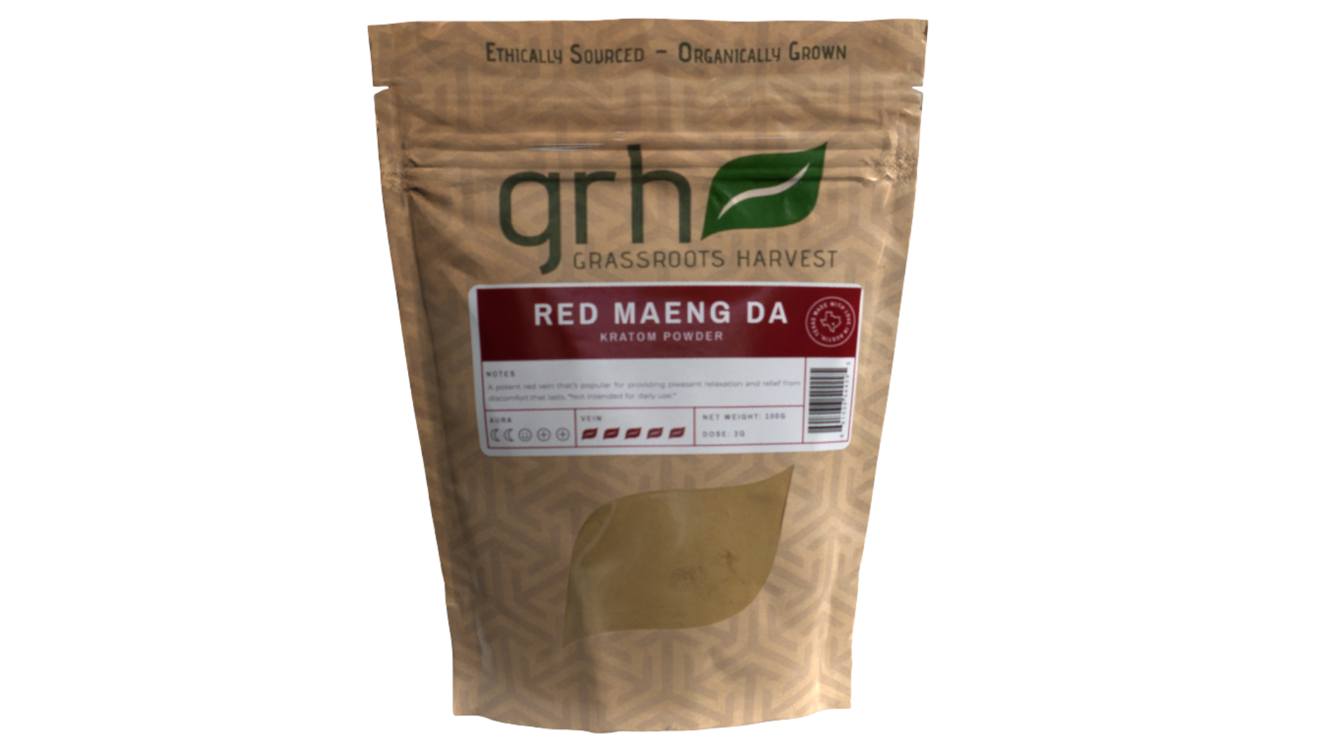 Red Maeng Da Kratom Powder, package of 1KG