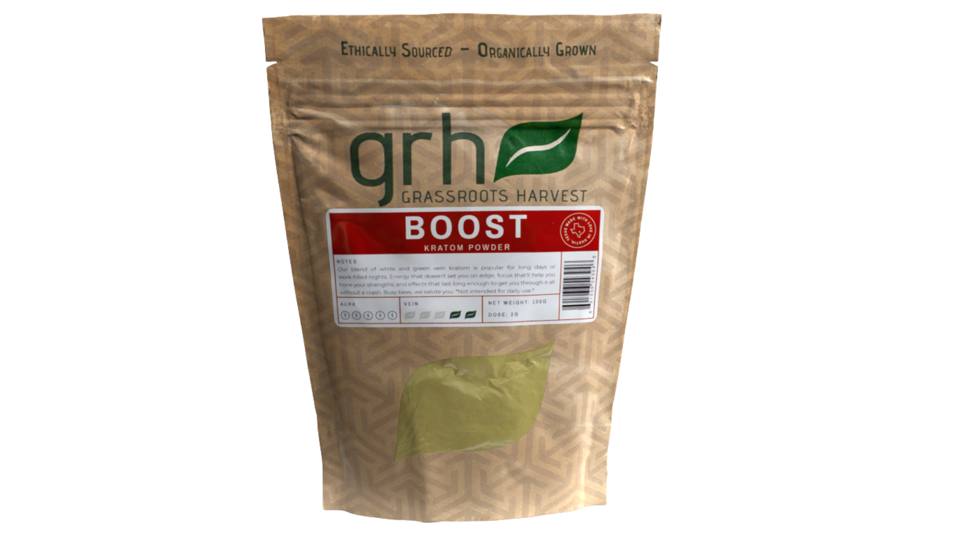 Boost Blend Kratom Powder, package of 1KG