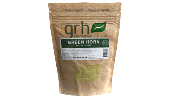 Green Horn Kratom Powder, package of 1KG