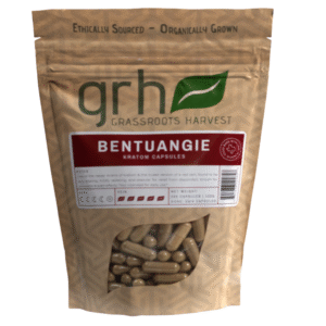 Red Bentuangie Kratom Capsules, package of 1,000C