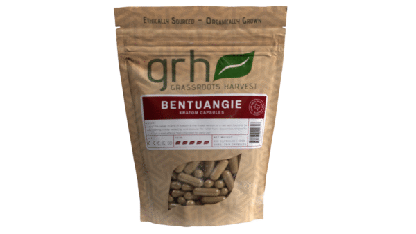 Red Bentuangie Kratom Capsules, package of 1,000C