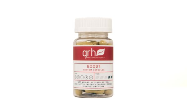 Boost Blend Kratom Capsules 50 count bottle