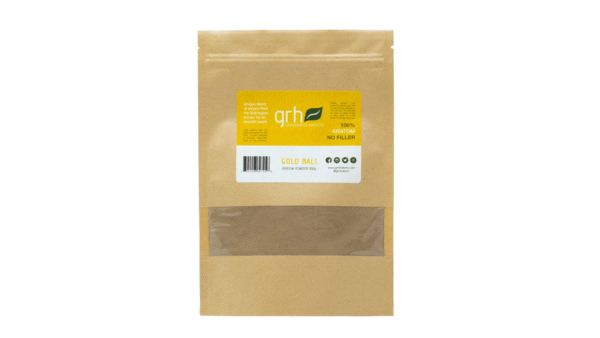 Gold Bali Kratom Powder, package of 100G