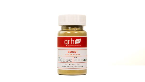 Boost Blend Kratom Powder 45g bottle