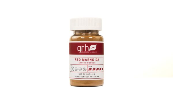 Red Maeng Da Kratom Powder 45g bottle