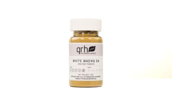 White Maeng Da Kratom Powder 45g bottle