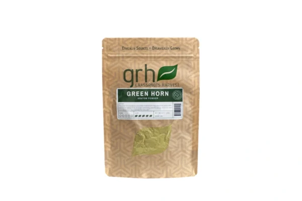 Green Horn Kratom Powder, package of 100G