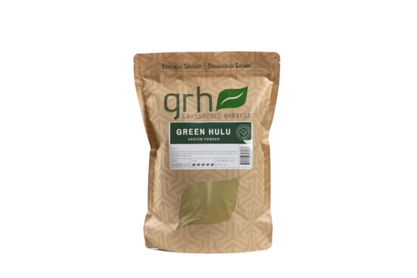 Green Hulu Kratom Powder, package of 1KG