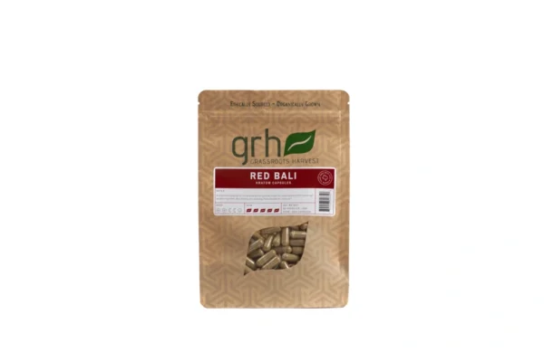 Red Bali Kratom Capsules, package of 50C