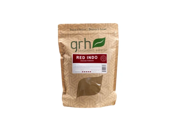 Red Indo Kratom Powder, package of 1KG