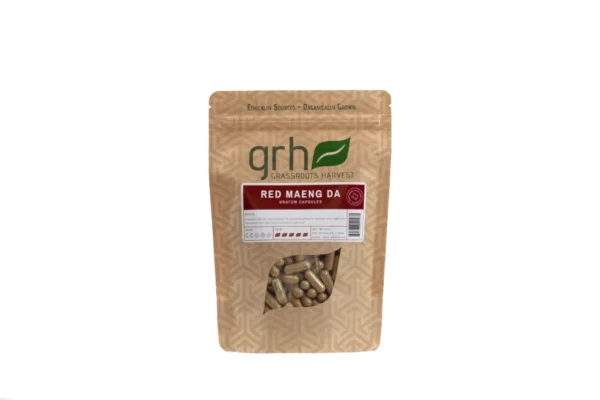Red Maeng Da Kratom Capsules, package of 200C