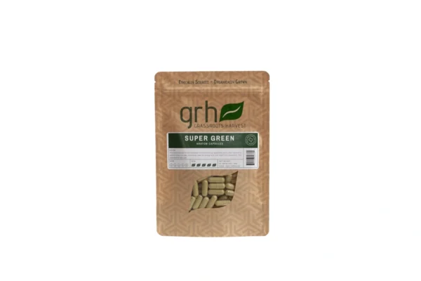 Super Green Kratom Capsules, package of 50C