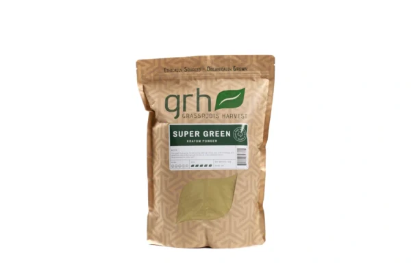 Super Green Kratom Powder, package of 1KG