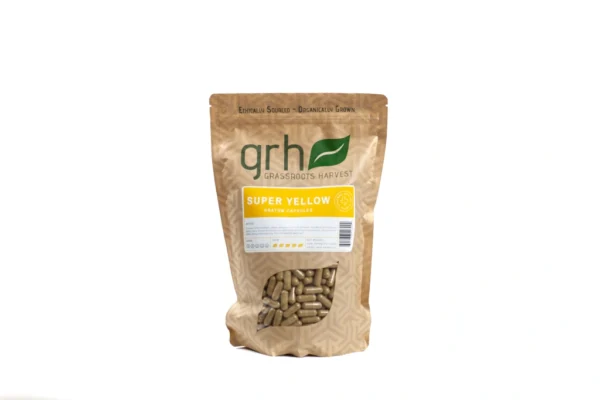 Super Yellow Kratom Capsules, package of 1,000C