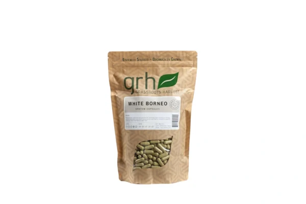White Borneo Kratom Capsules, package of 1,000C