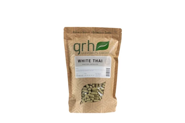White Thai Kratom Capsules, package of 1,000C
