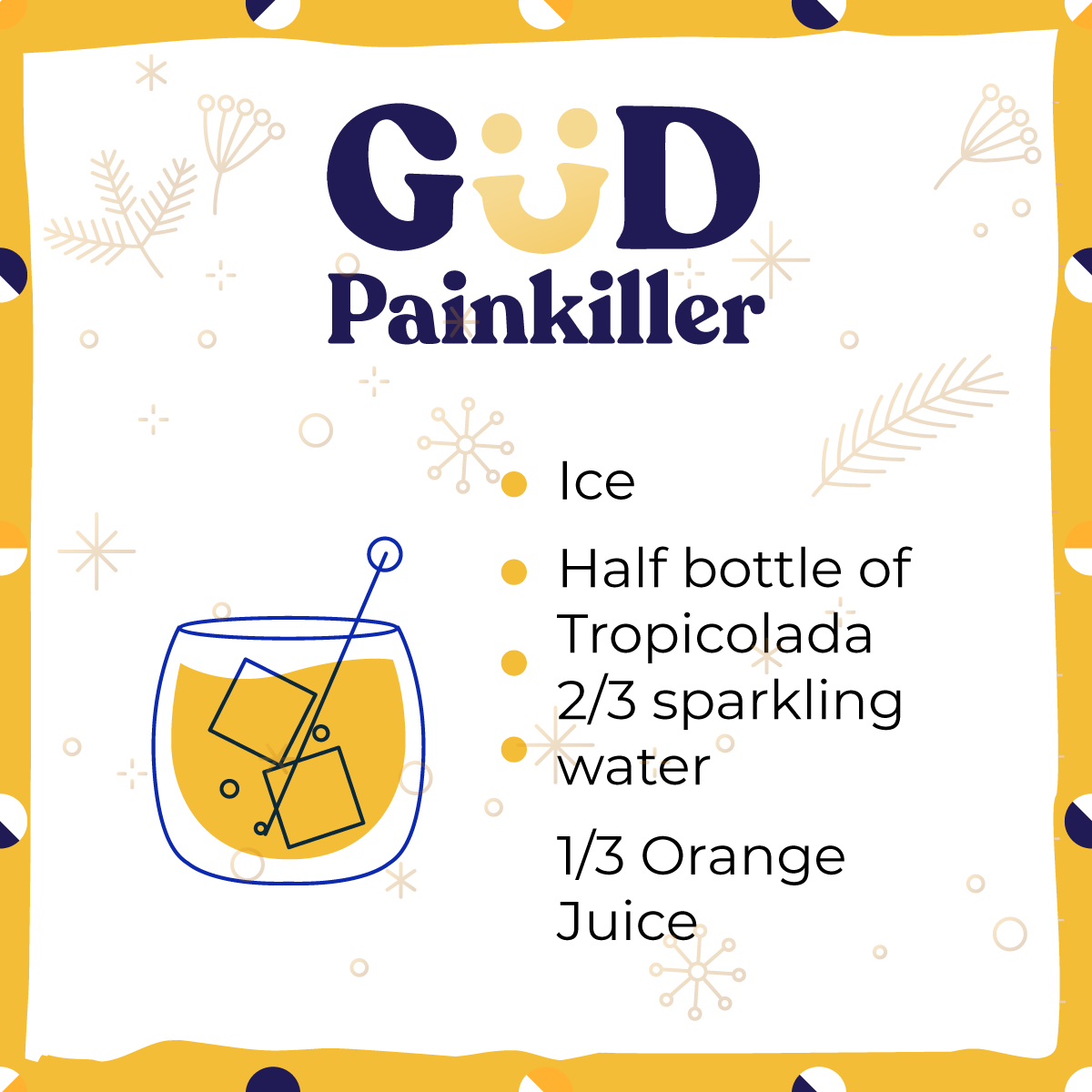 Unwind This Holiday Season: The GÜD Painkiller Mocktail Unwind This Holiday Season: The GÜD Painkiller Mocktail