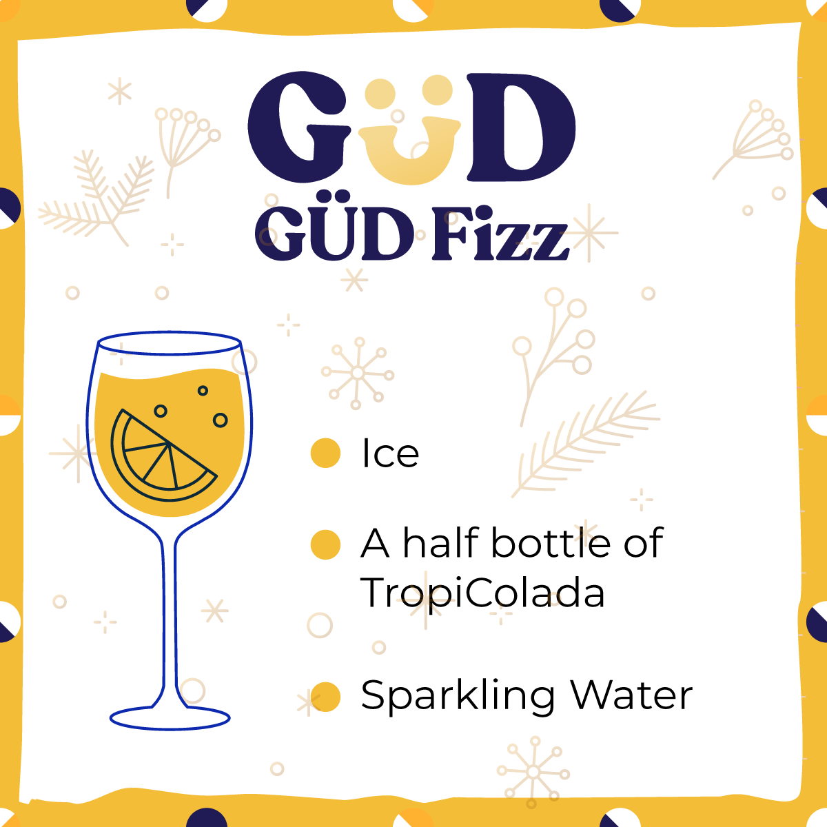 Refresh Your Holiday Spirit: The GÜD Fizz Mocktail Refresh Your Holiday Spirit: The GÜD Fizz Mocktail